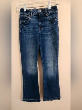 GAP Kids Dark Blue Flare High Rise Jeans